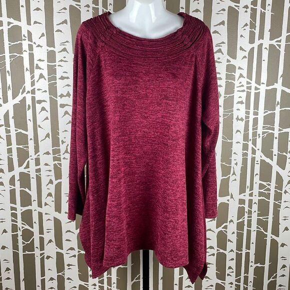 Krazy Kat NEW $35 Space Dyed Tunic sz XXL - Picture 1 of 7